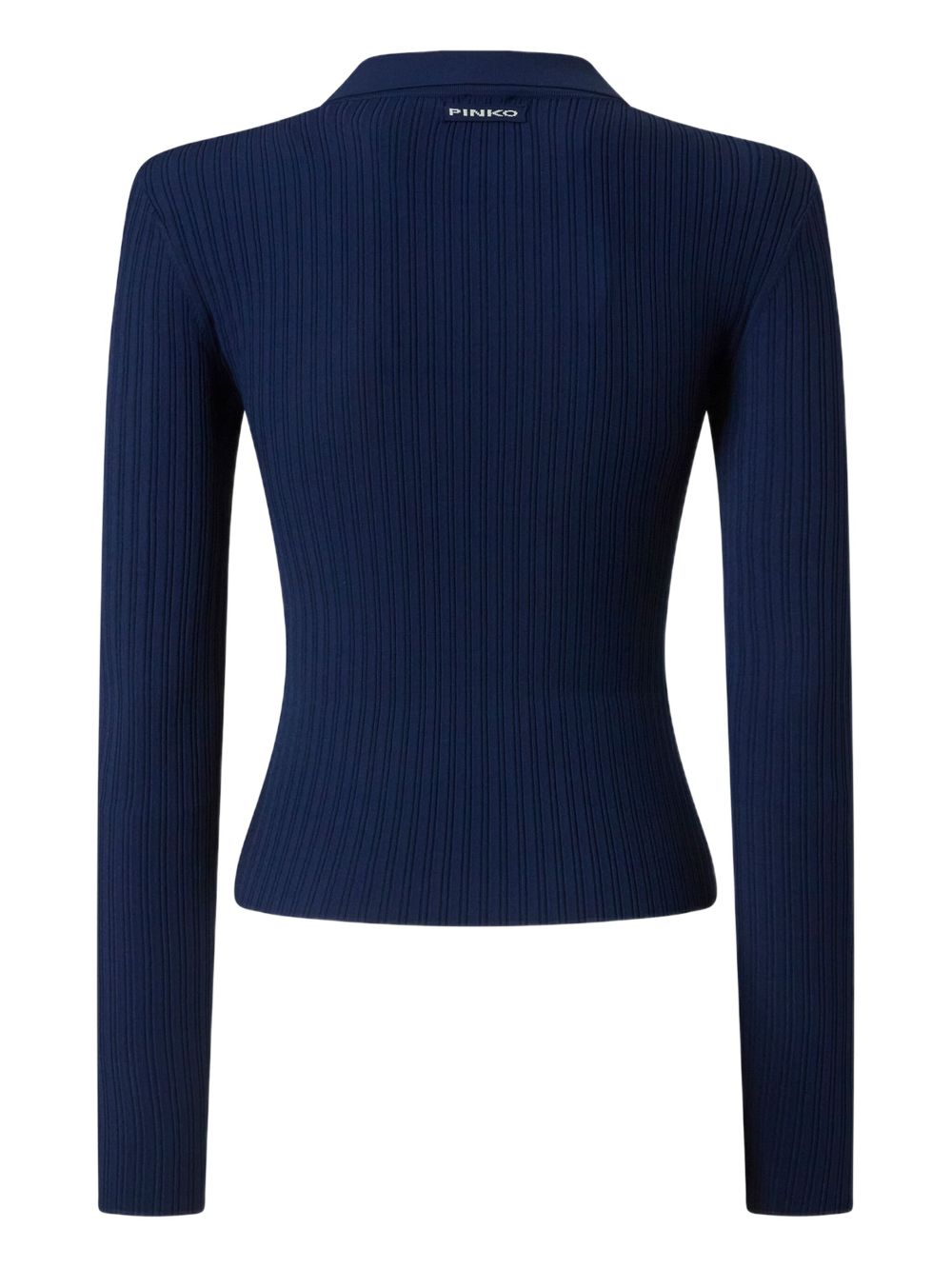 PINKO spread-collar cardigan - Blauw