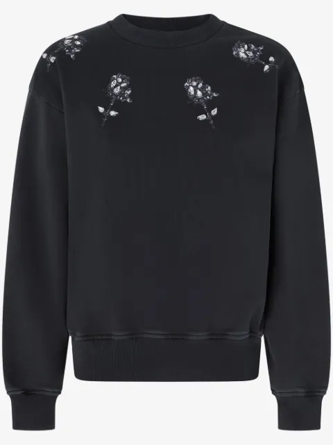 PINKO Sweatshirt mit Blumen-Print