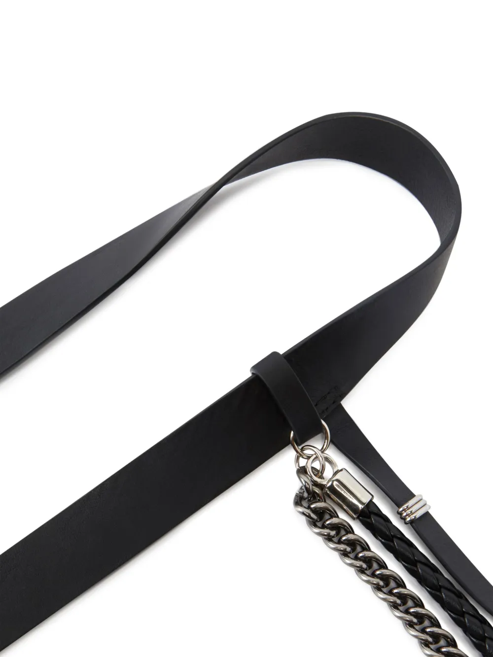 PINKO Riem met kettingdetail Zwart