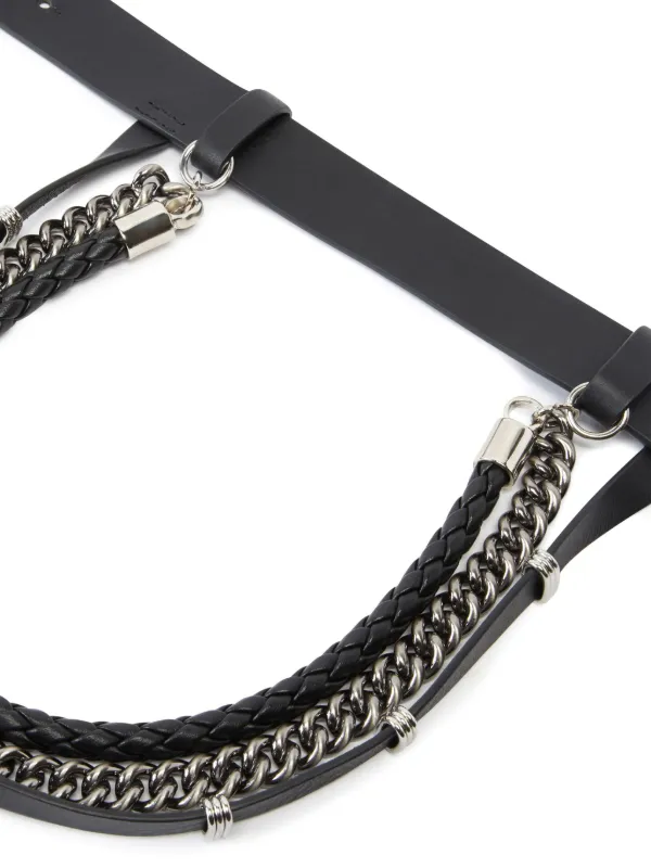 PINKO chain-detail Belt | Black | FARFETCH