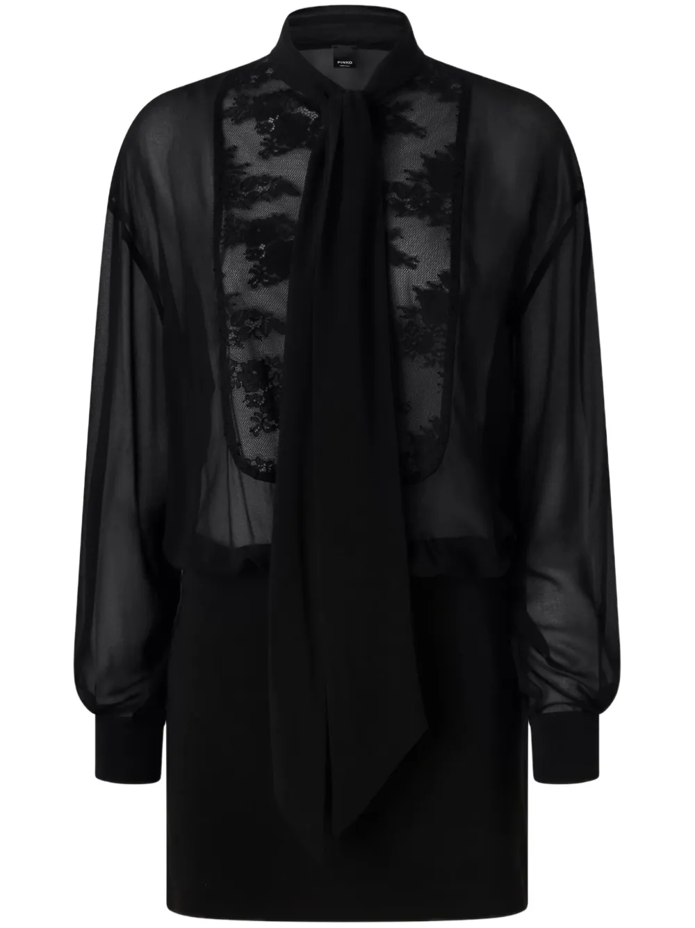 panelled mini dress