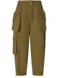 PINKO cropped cargo pants - Green