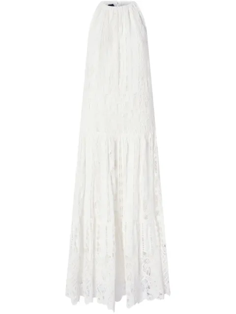 PINKO laced maxi dress