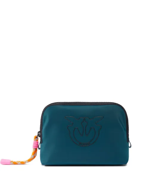 PINKO logo-embossed make up bag