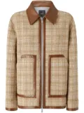 PINKO tweed shirt jacket - Neutrals