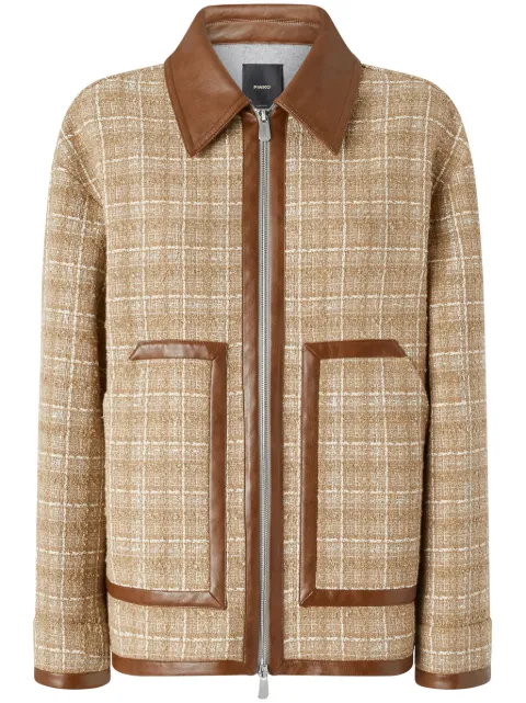 PINKO tweed shirt jacket