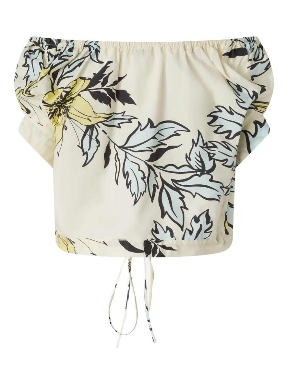 PINKO floral-print top - Wit