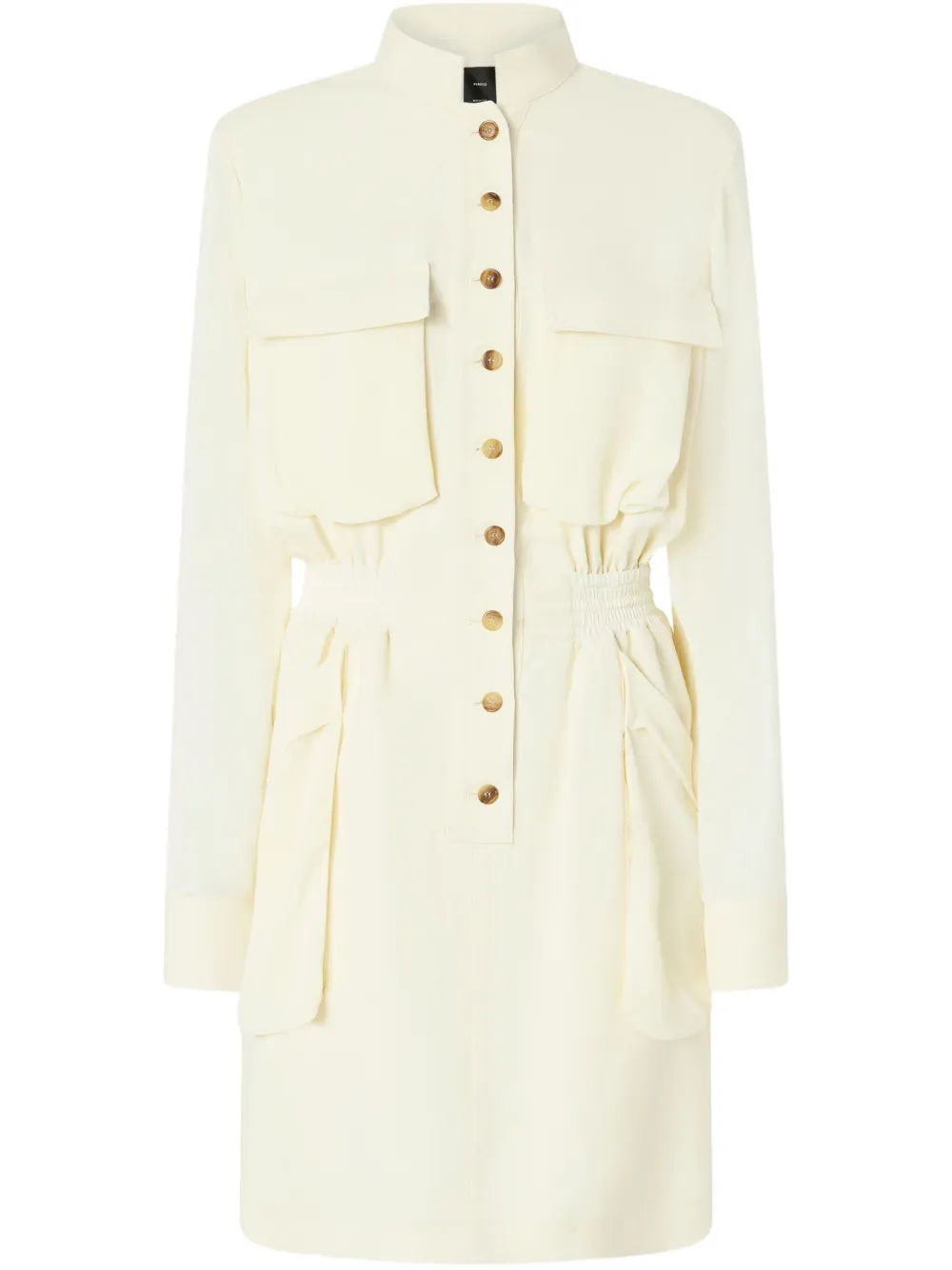 mock-neck dress