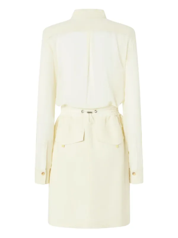 PINKO mock-neck Dress | White | FARFETCH