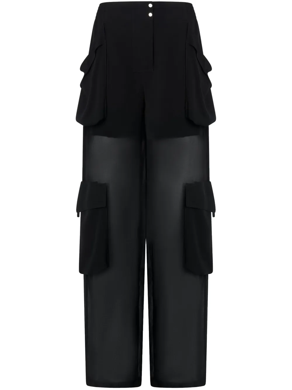 sheer cargo pants