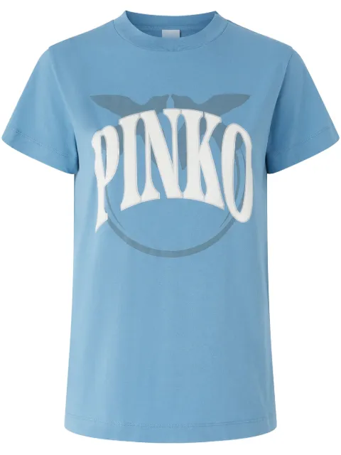 PINKO Logo and Birds T-shirt 