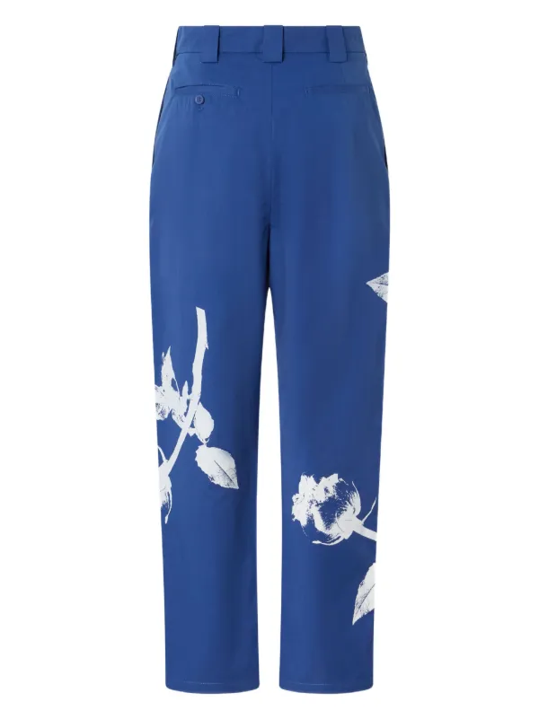 パンツ PINKO Women Straight Pants 104600A2G3PJL Blue PINKO floral-print Cotton Pants | Blue | FARFETCH