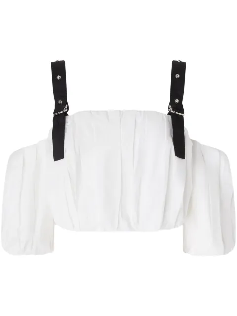 PINKO top corto ajustable