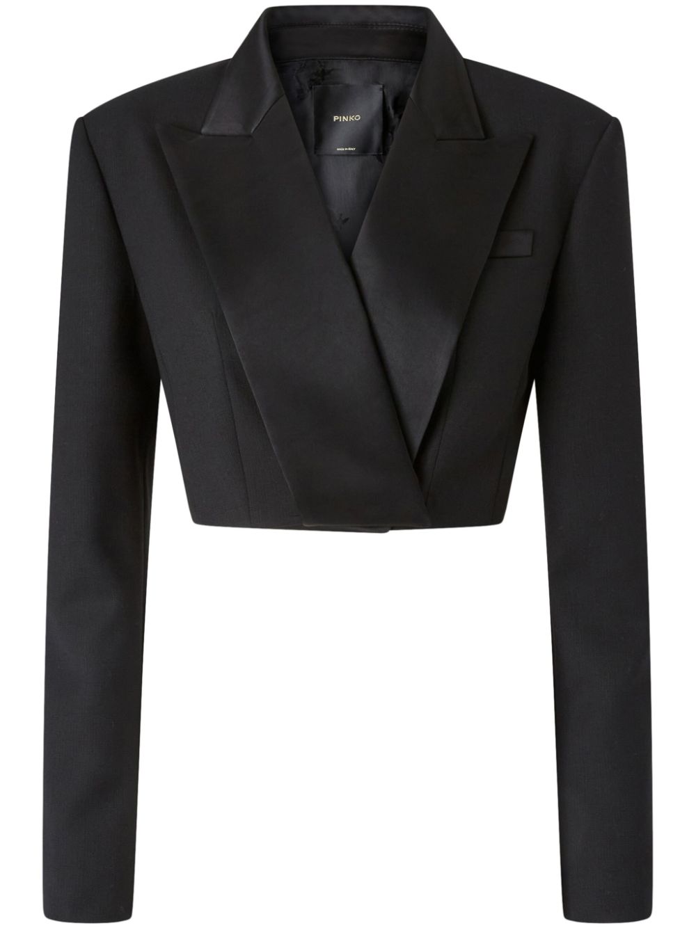 PINKO Cropped blazer Zwart