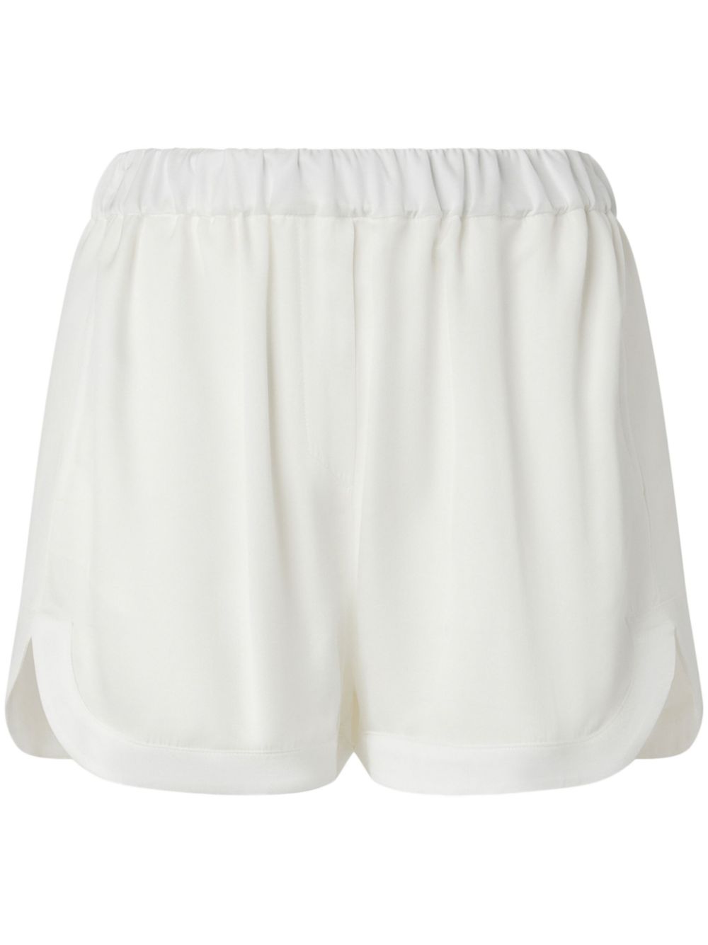 elasticated-waistband shorts