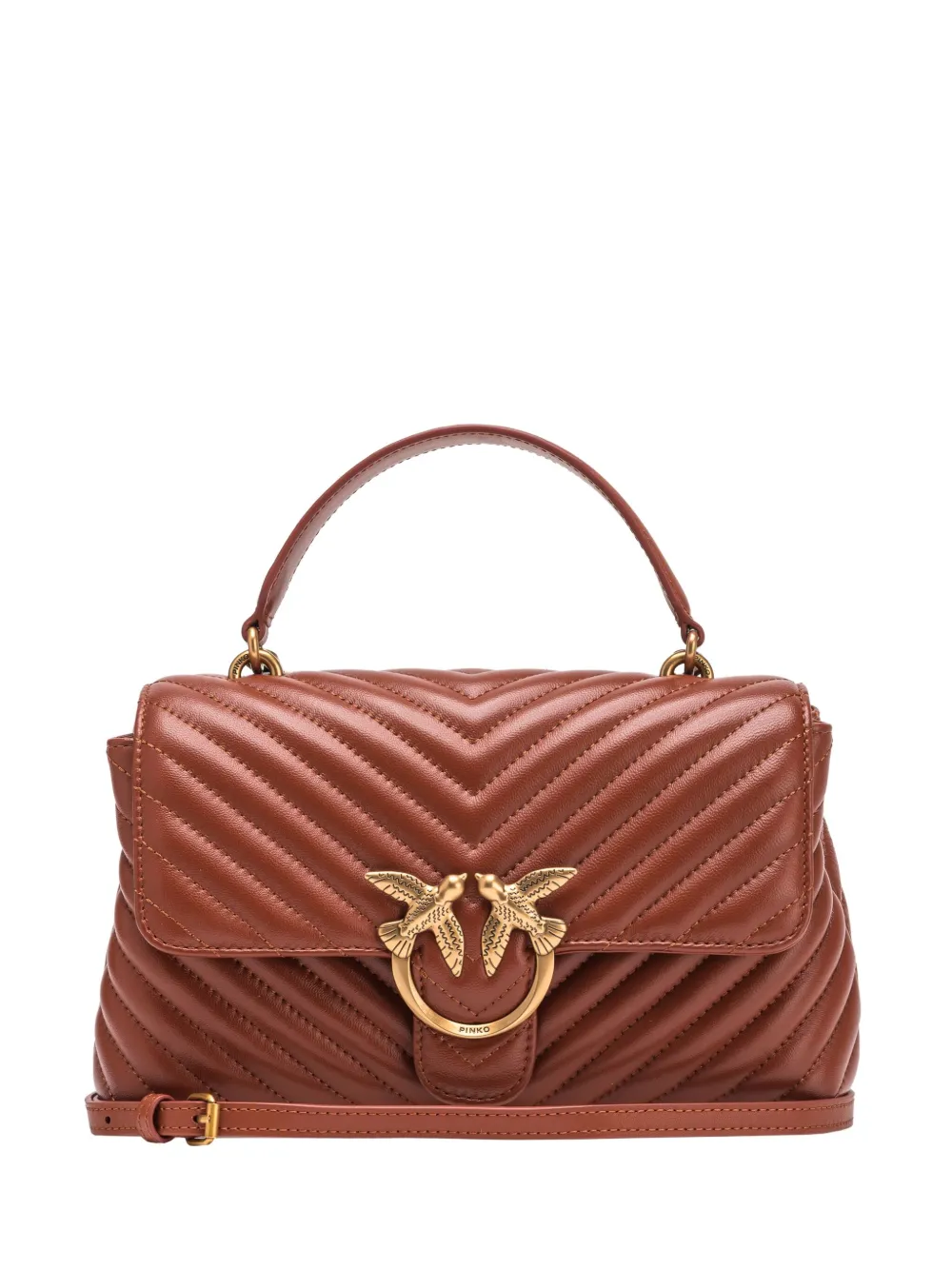 Pinko Love Lady Tote Bag In L84q Arab-antique Gold