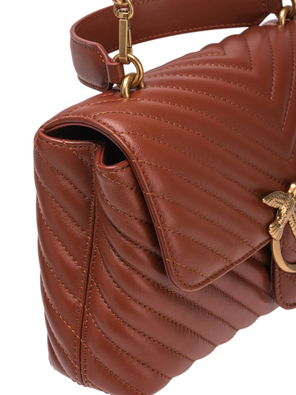 PINKO Love Lady shopper L84Q ARAB-ANTIQUE GOLD
