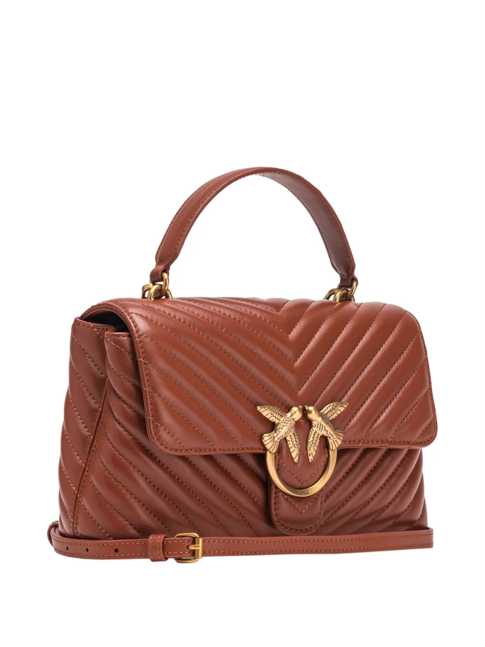 PINKO Love Lady shopper L84Q ARAB-ANTIQUE GOLD