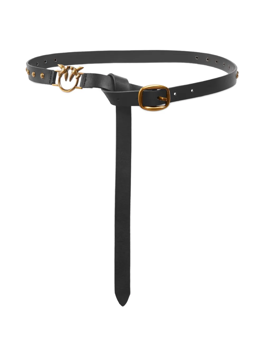 PINKO Riem met studs Zwart