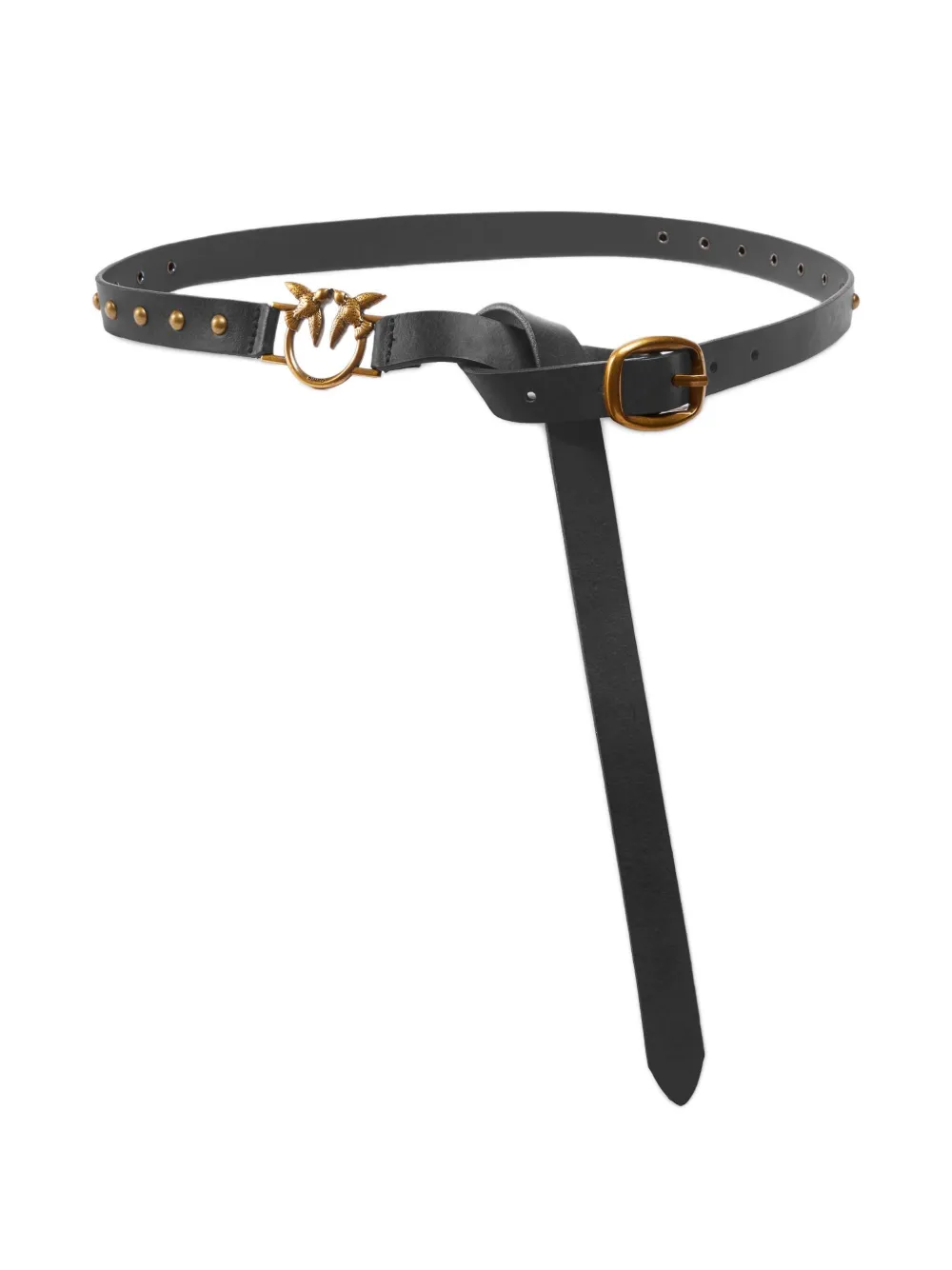 PINKO Riem met studs - Zwart