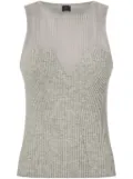 PINKO ribbed top - Grey