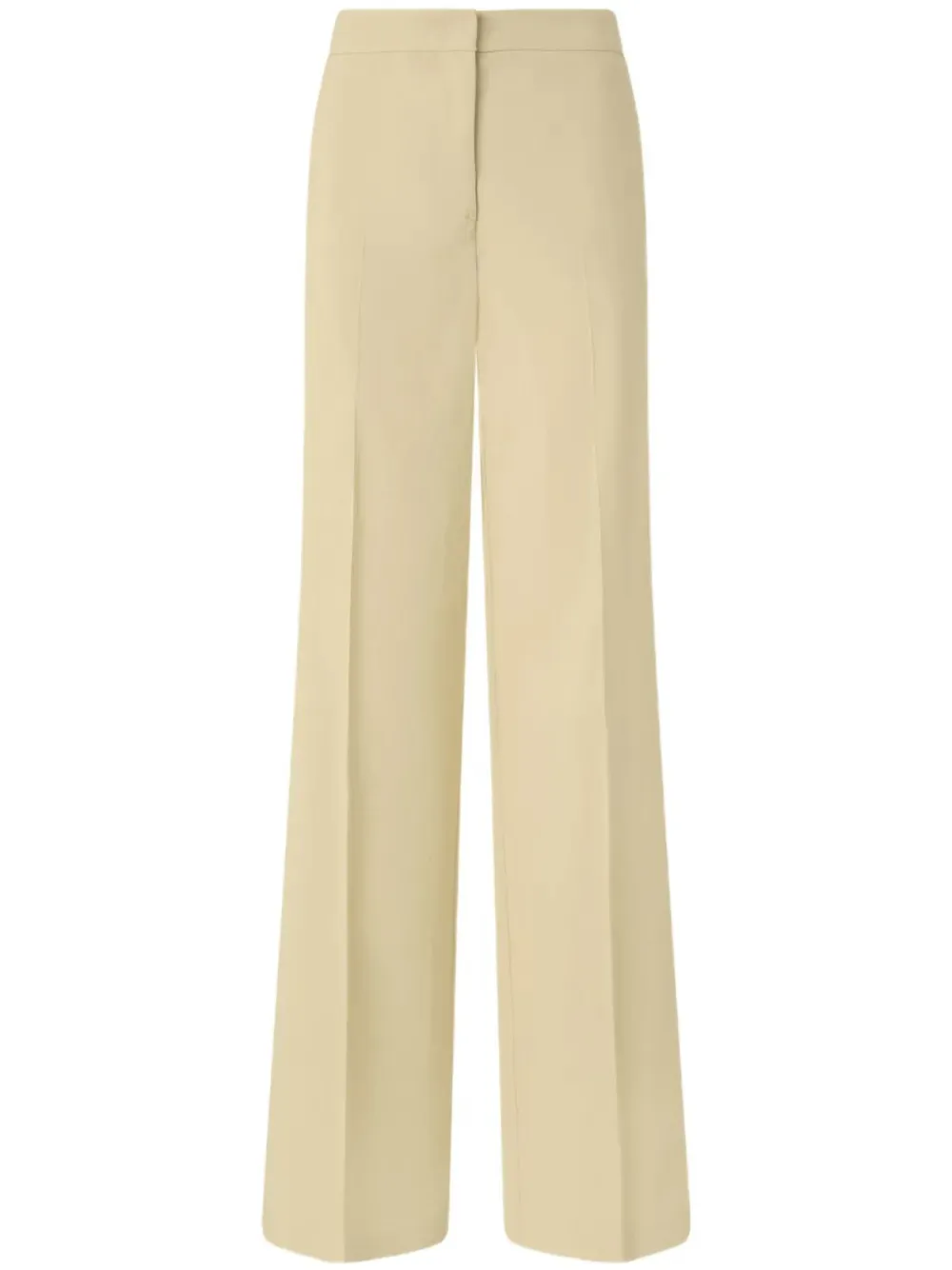 creased tailored trousers