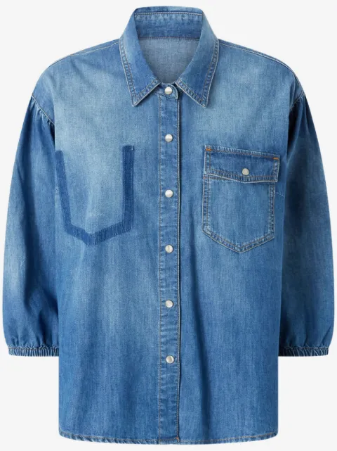 PINKO camisa de mezclilla