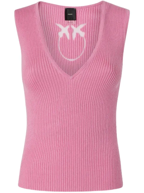 PINKO ribbed sleeveless top 