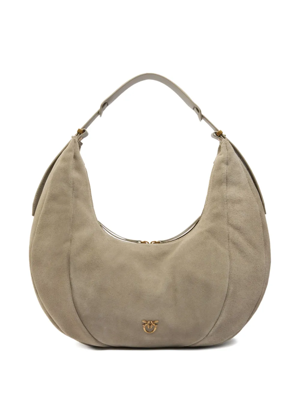 PINKO スエード ショルダーバッグ - ニュートラル PINKO スエード ショルダーバッグ - ニュートラル