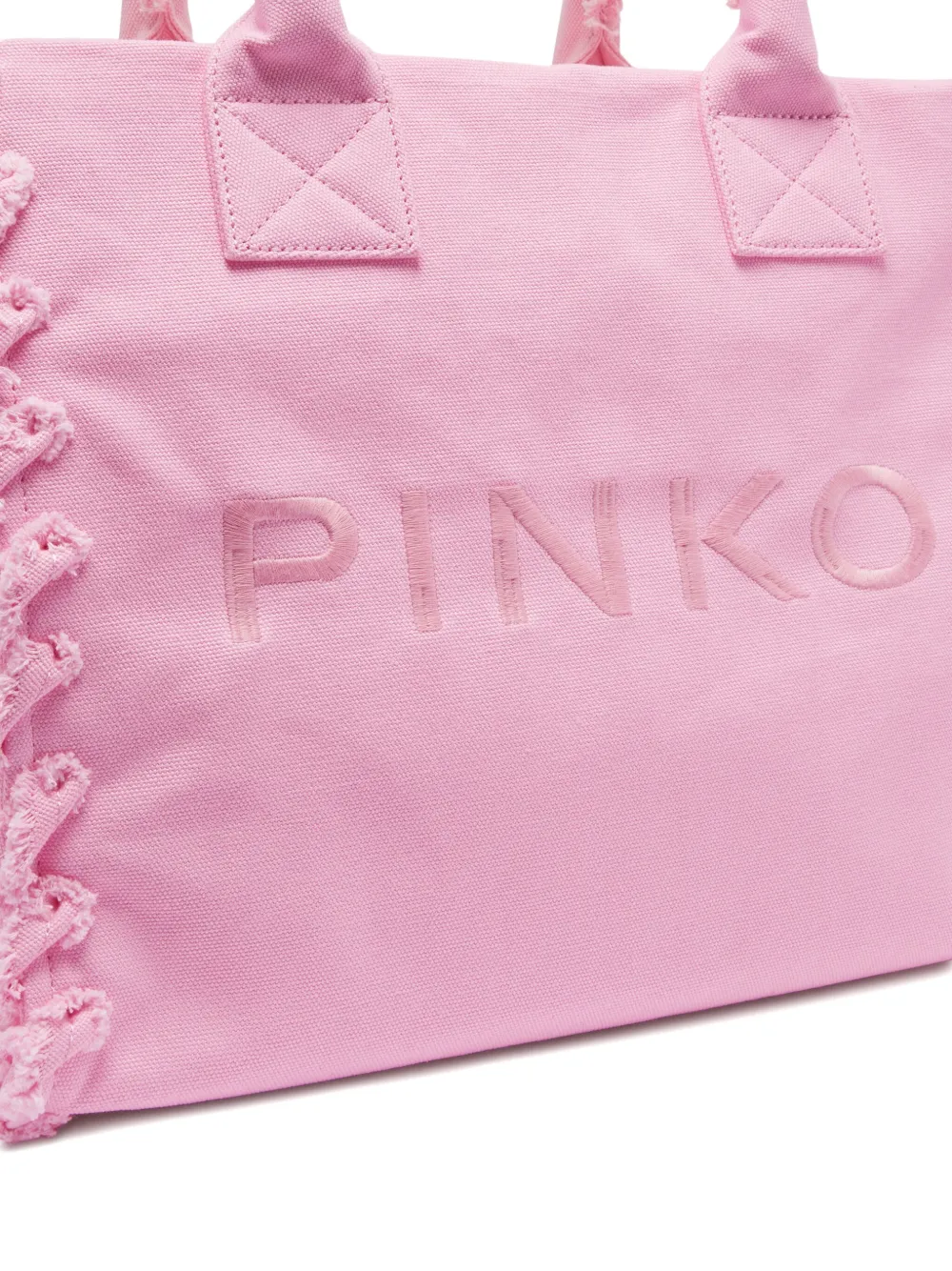 Pinko Beach Shopper In Recycled Canvas
