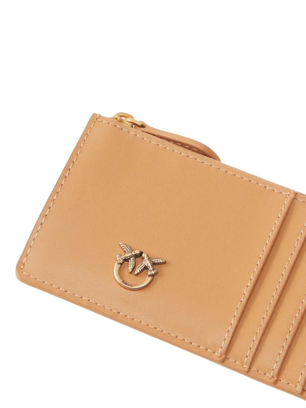 PINKO Gewatteerde pasjeshouder Beige