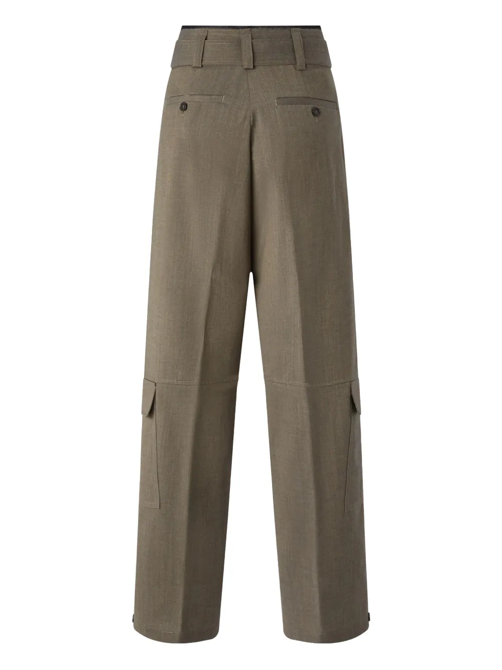 PINKO belted cargo trousers - Bruin