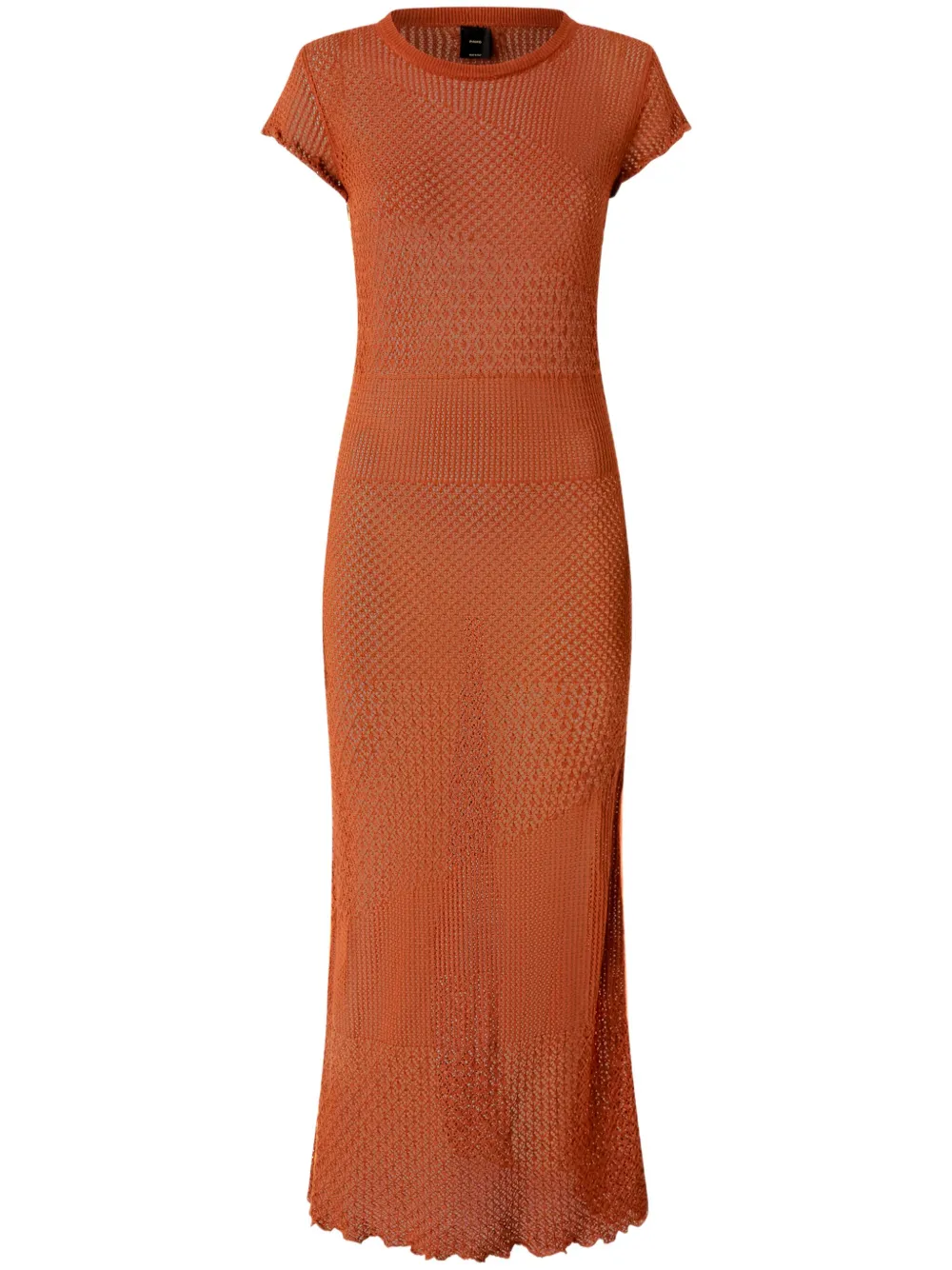 PINKO Jurk met kapmouwen Oranje