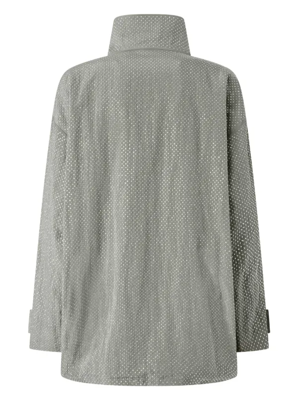 PINKO Polka dot-print Jacket | Grey | FARFETCH