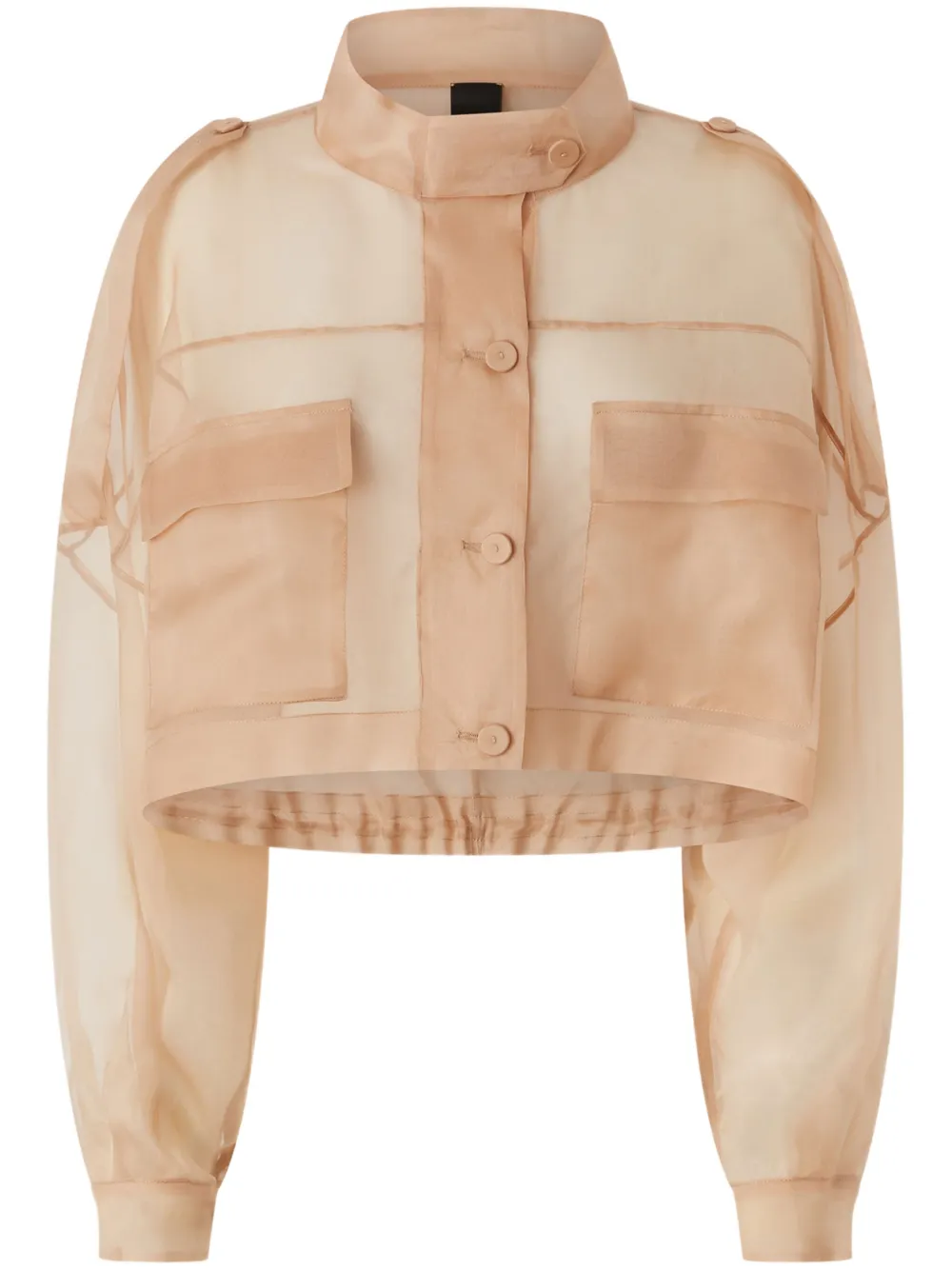 PINKO semi-sheer jacket -...
