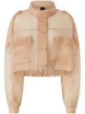 PINKO semi-sheer jacket - Neutrals