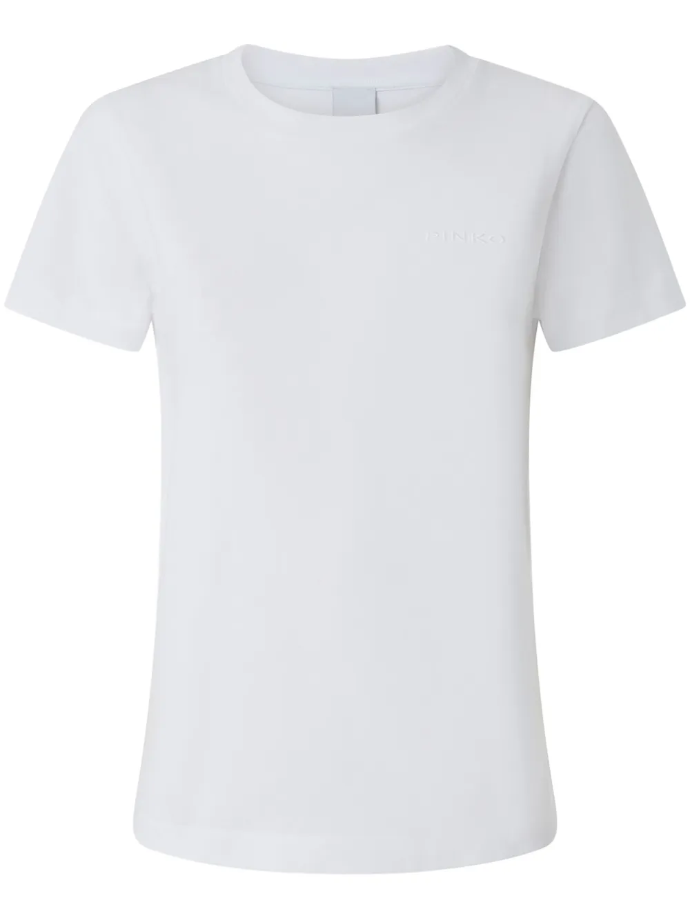 logo-embroidered T-shirt