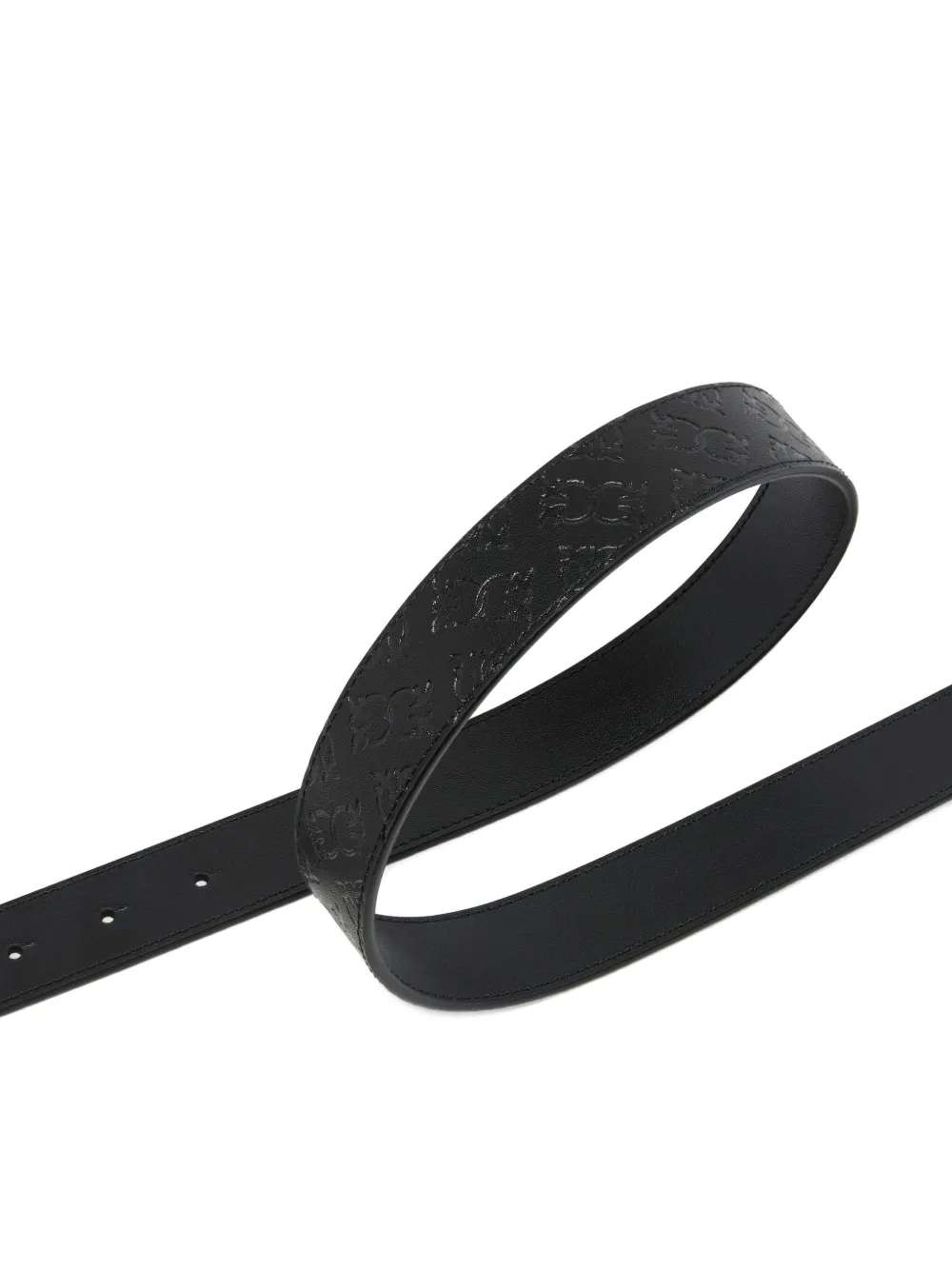 Shop Pinko Leather Belt In Black