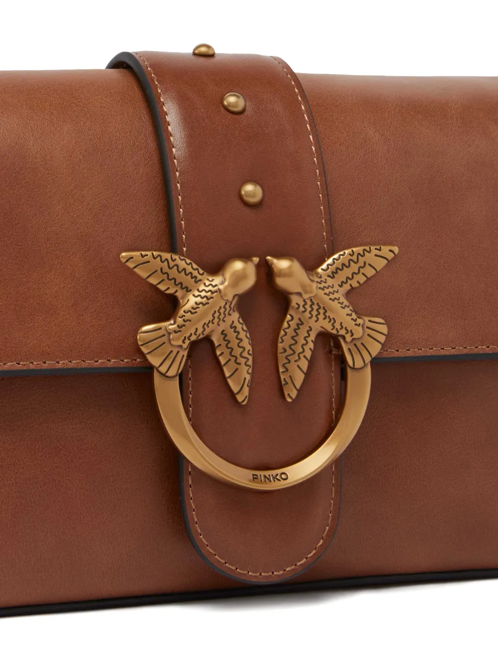 PINKO Love One crossbodytas Bruin