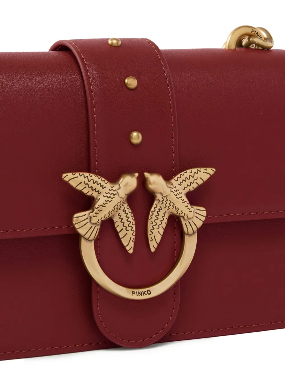 PINKO Love Birds schoudertas Rood