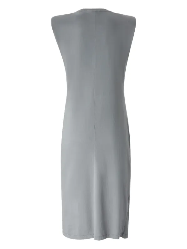 PINKO logo-embroidered Mini Dress | Grey | FARFETCH