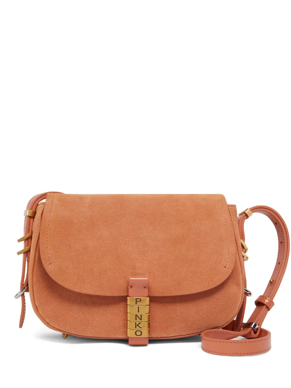 PINKO Saddle ショルダーバッグ ミニ - オレンジ PINKO Saddle ショルダーバッグ ミニ - オレンジ