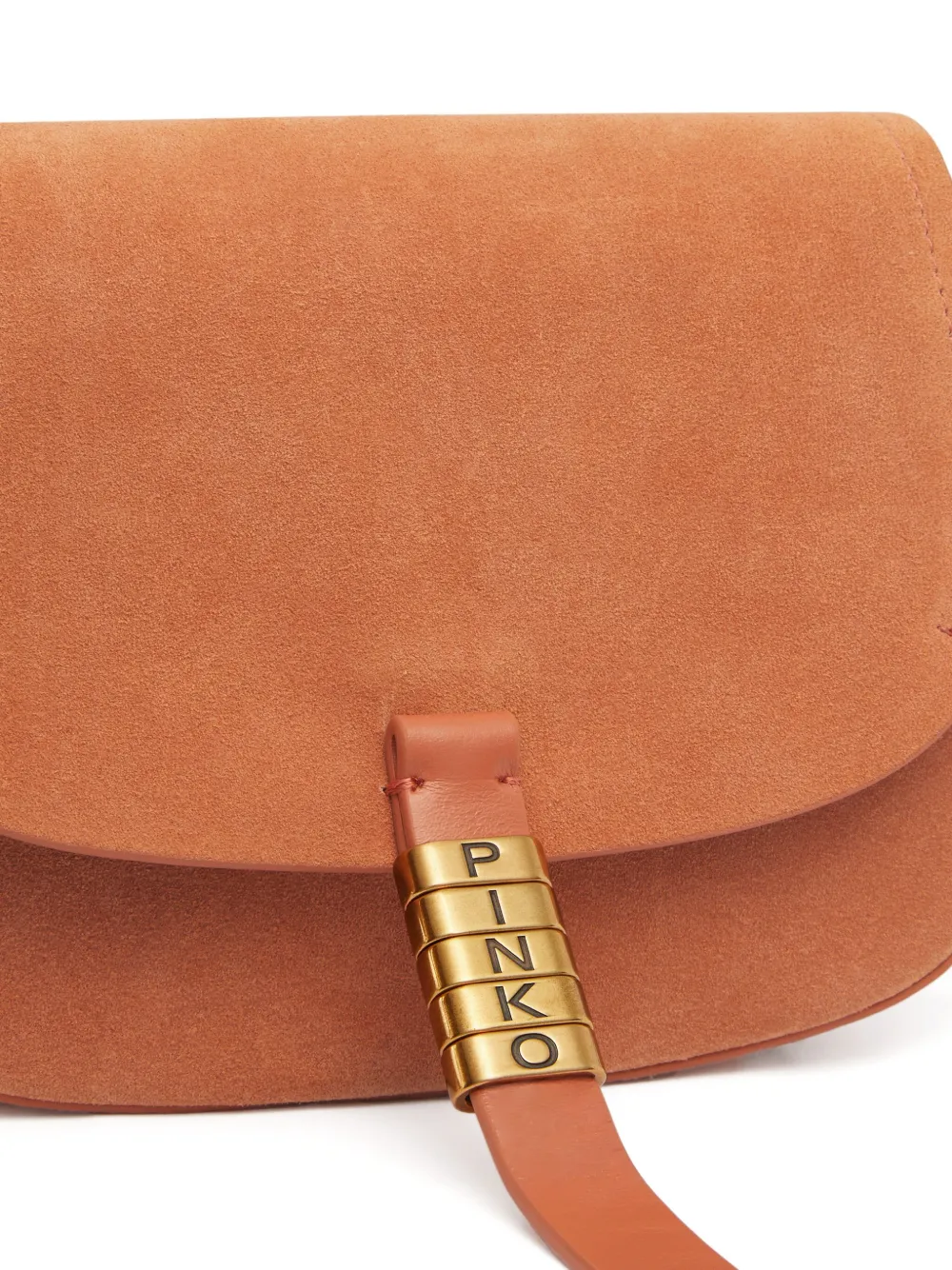 PINKO Saddle kleine crossbodytas Oranje