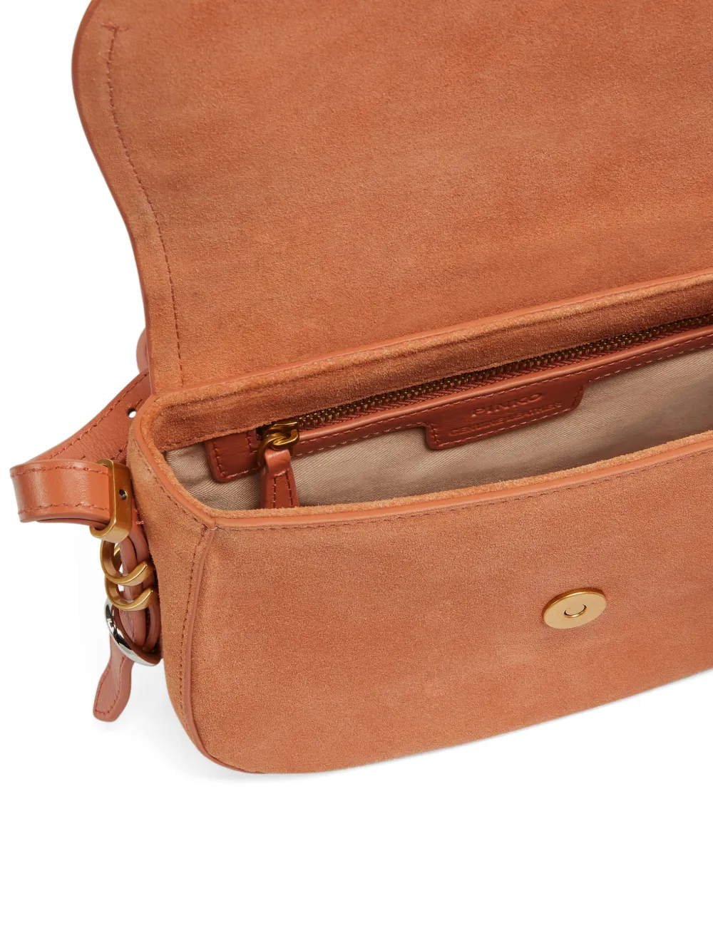 PINKO Saddle kleine crossbodytas Oranje