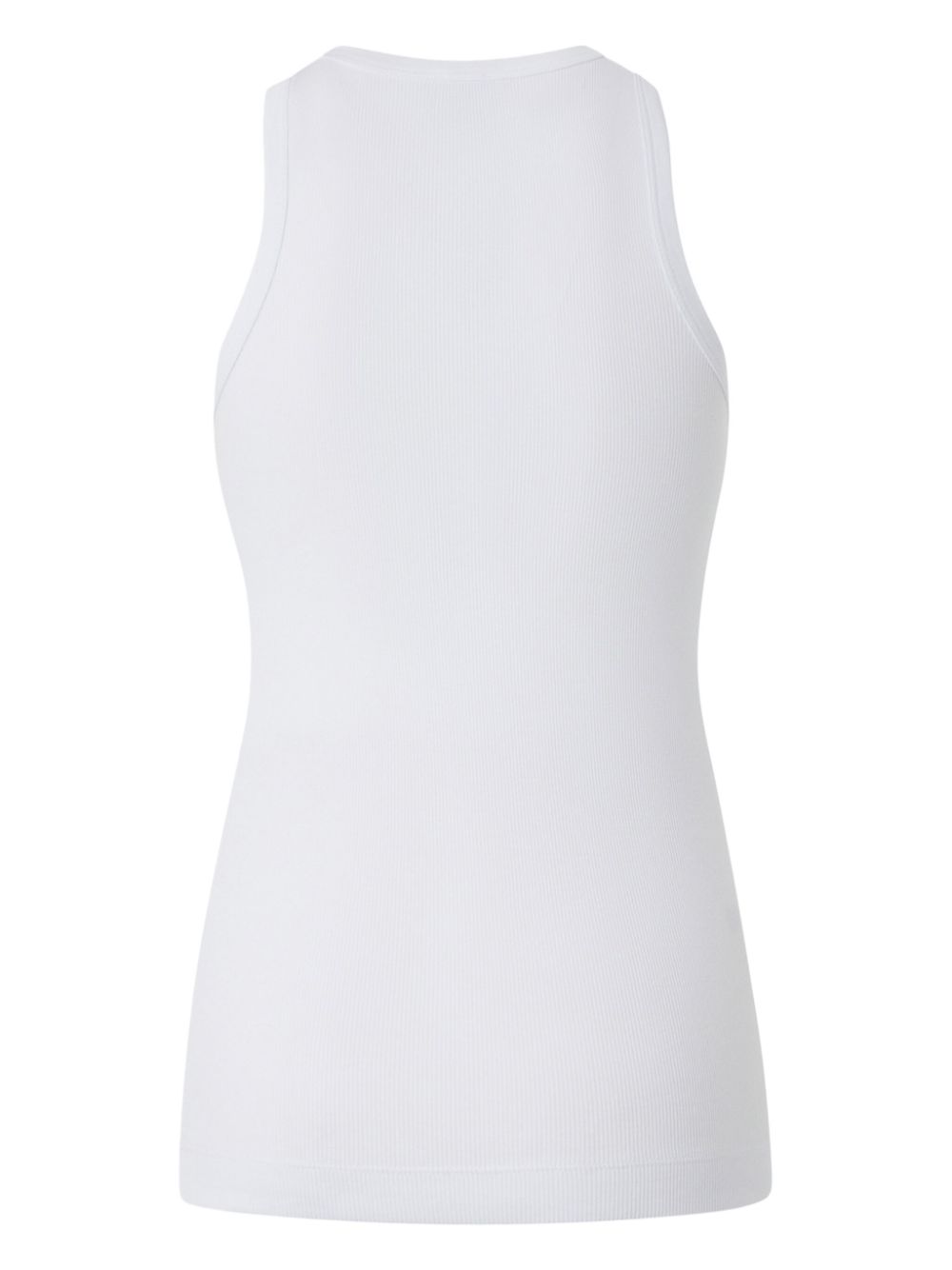 PINKO logo-embroidered tank top - Wit