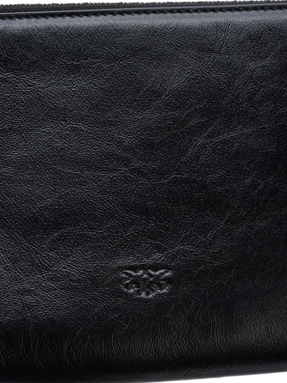 PINKO Leren clutch Zwart