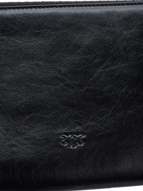 PINKO クラッチバッグ ブラック系 PINKO レザー クラッチバッグ | ブラック | FARFETCH JP