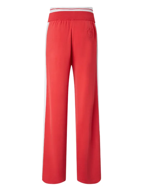 PINKO logo-waistband Track Pants | Red | FARFETCH