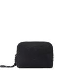 PINKO logo-embossed make up bag - Black