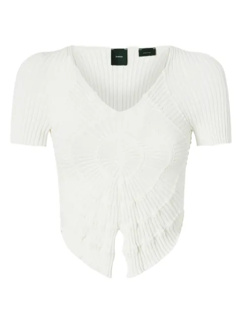 PINKO top tejido de canalé